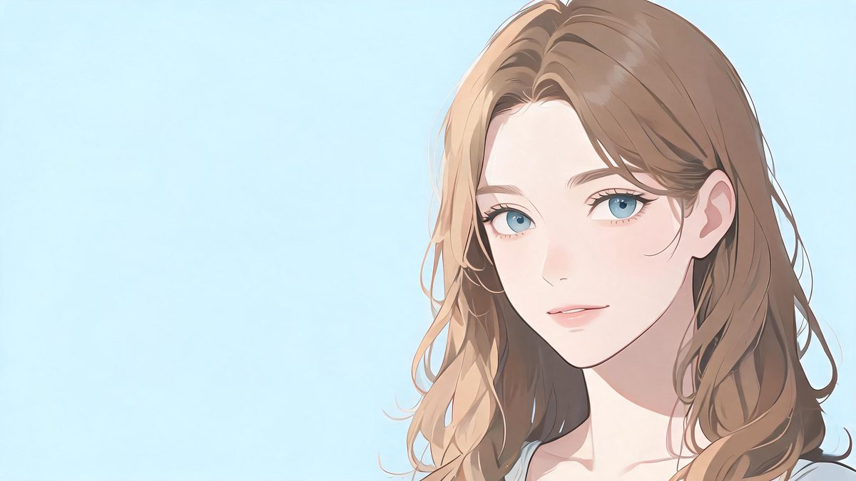 A a person rendered in a cartoon style on a plain surface, lit from one side with soft shadow, broken apart at the moment of the cut